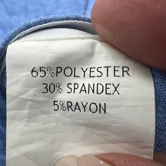 Deyeek Unisex Adaptive Post Surgery Full Snap Long Sleeve Blue T Shirt Size M - Picture 7 of 8